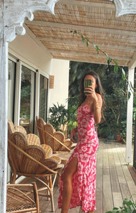 The Dina Dress - Rasberry