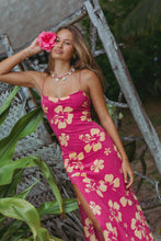 Load image into Gallery viewer, The Dina Dress - Rasberry &amp; Cream