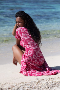 The Talia dress - Rasberry
